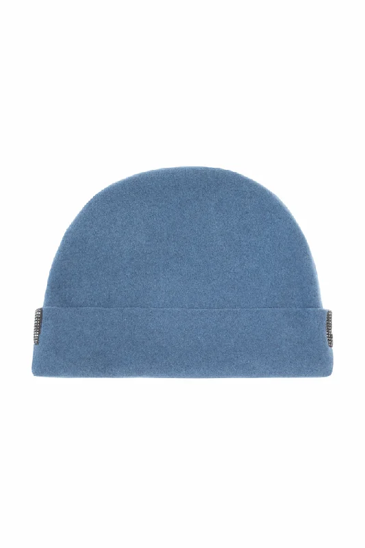 BEANIE W/FOLDED EDGE - 1008C - DUSTY BLUE