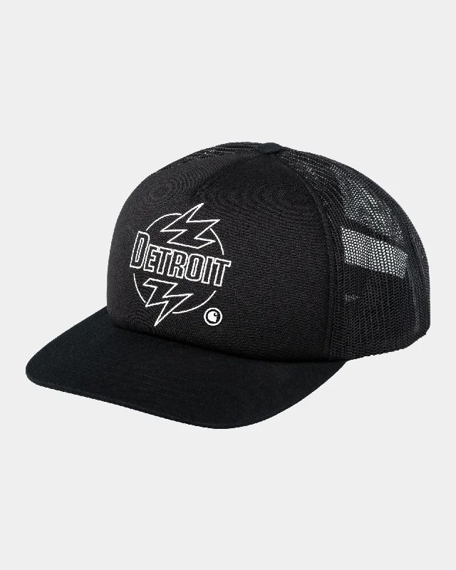 Ablaze Trucker Cap | Black / White