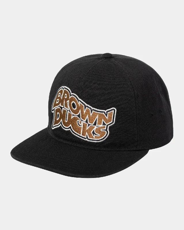 Brown Ducks Cap | Black