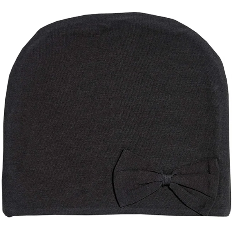 byLindgren Beanie w. Bow Dark Grey