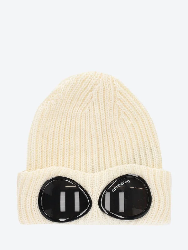 Merino wool goggle beanie