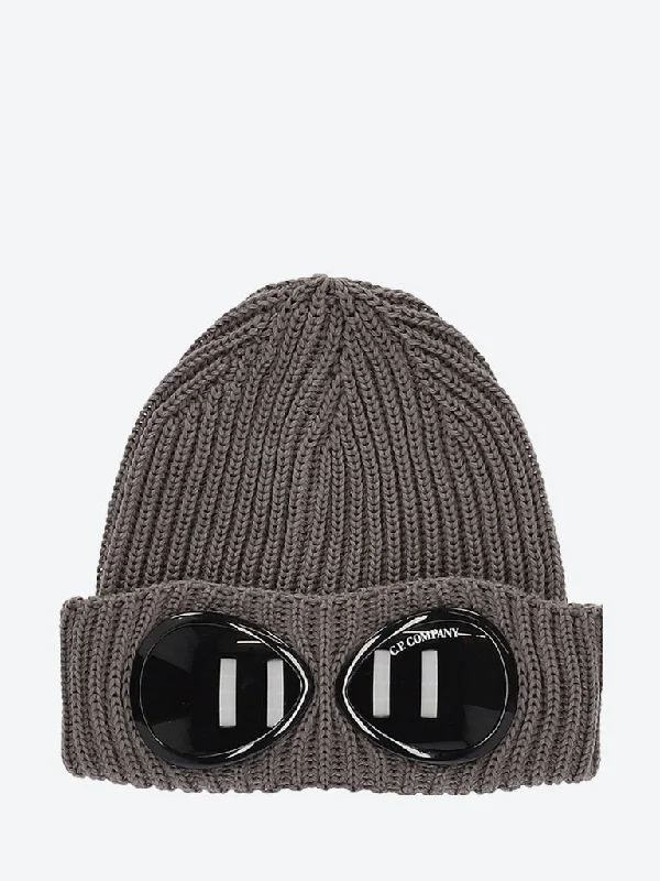 Merino wool goggle beanie