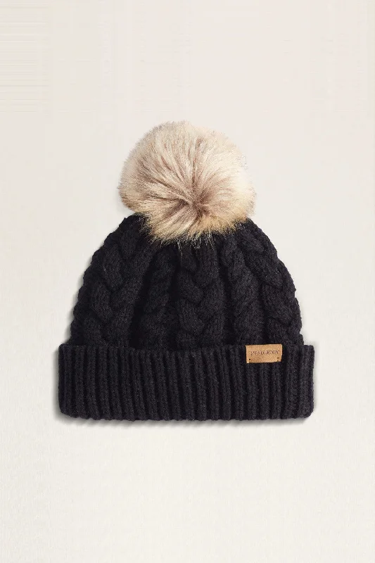 Pendleton Woolen Mills Cable Beanie in Black