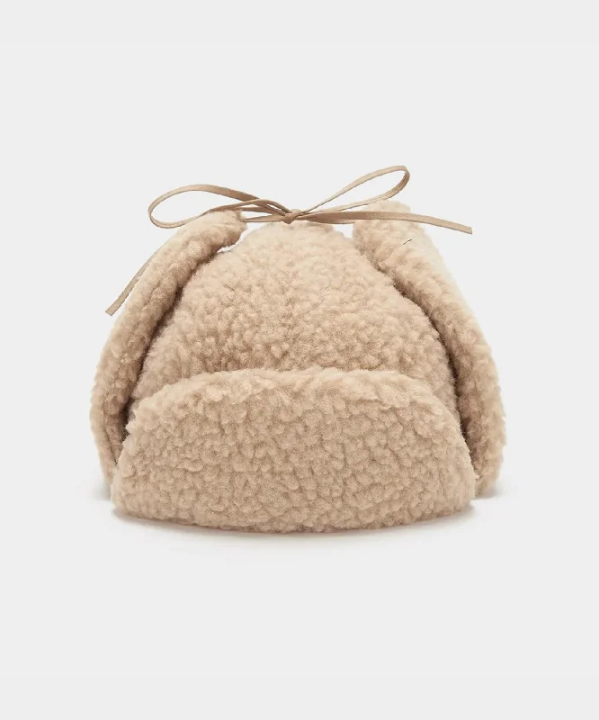 Câbleami Boa Aviator Hat in Beige