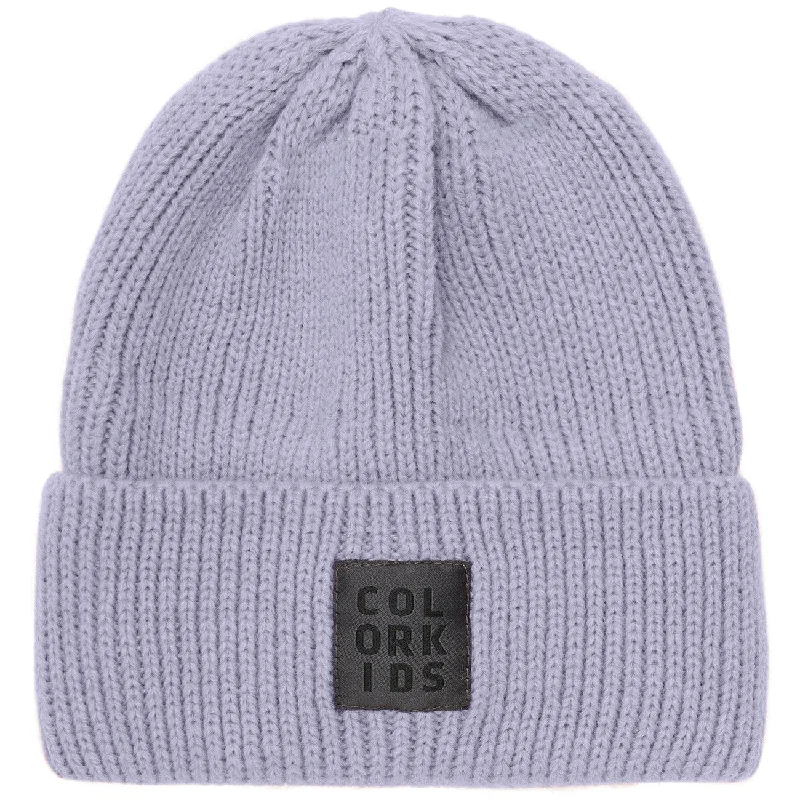 Color Kids Languid Lavender Beanie - Wool