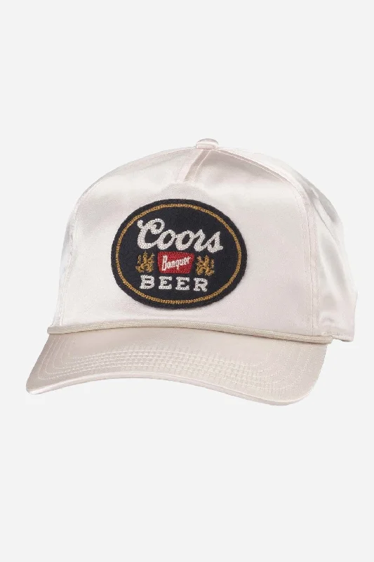 American Needle Coors Blazer Snapback Hat in Cream