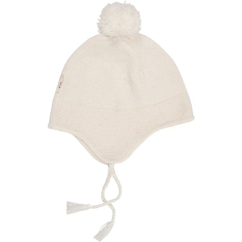 COPENHAGEN COLORS Cream Cashmere Baby Bonnet Hat