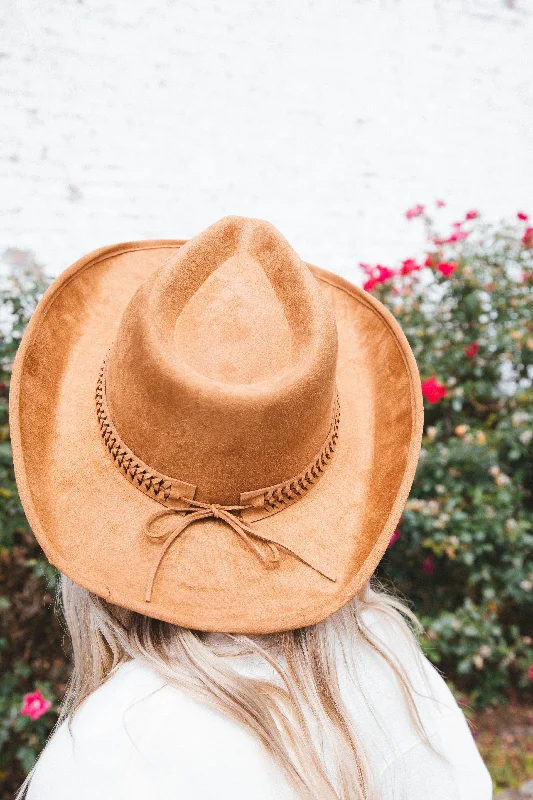 Braided Band Cowboy Hat, Tan