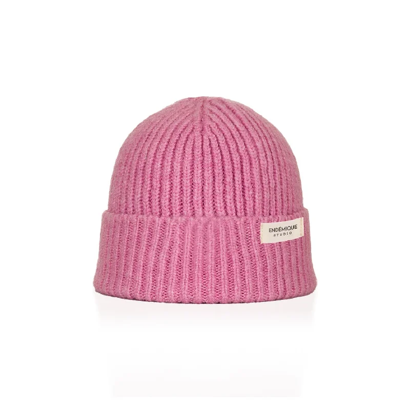 Warmy Wool Blend Blush Beanie