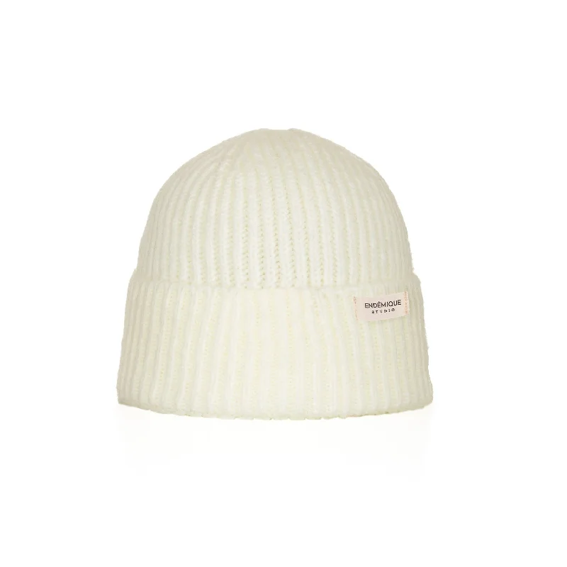 Warmy Wool Blend Powder Beanie