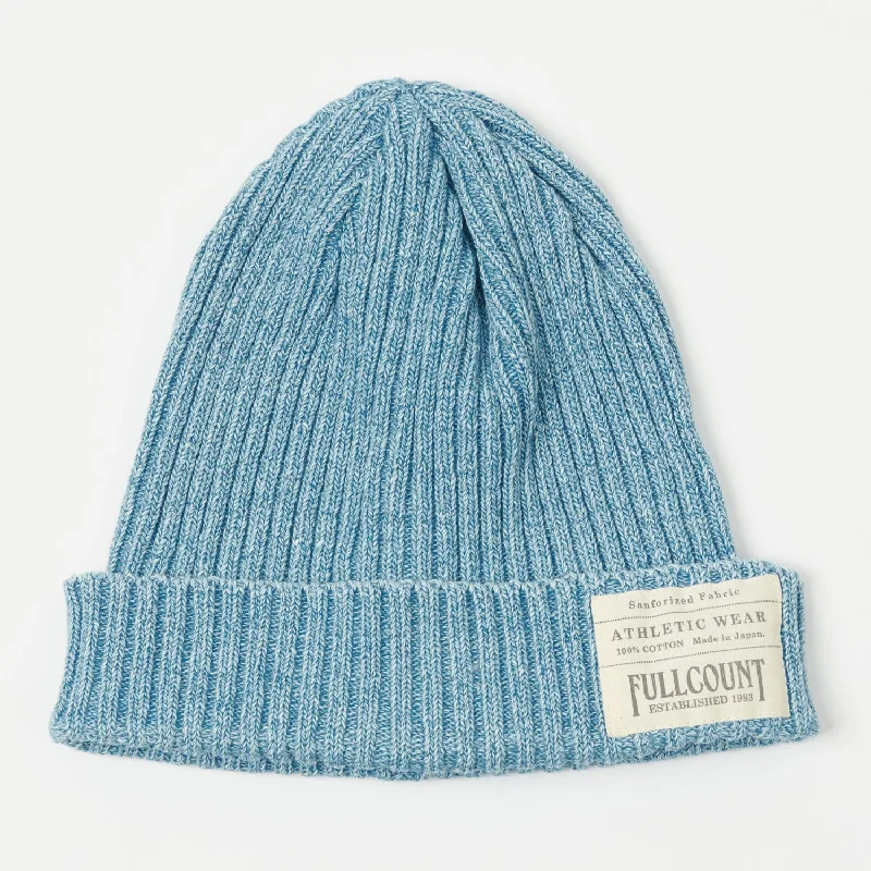 Full Count 6817 Rib Watch Cap - Faded Indigo