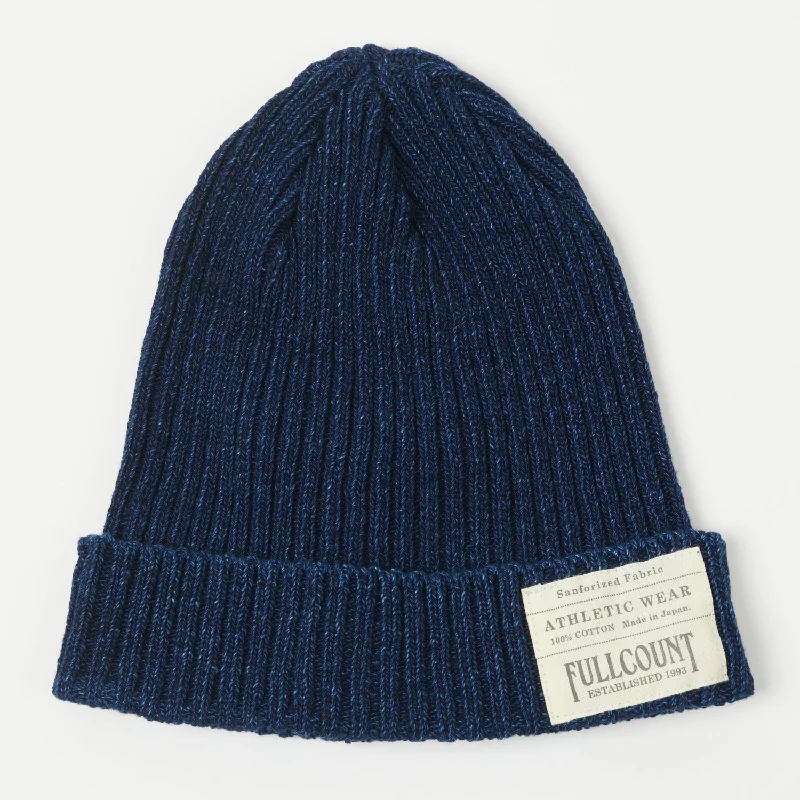 Full Count 6817 Rib Watch Cap - Indigo