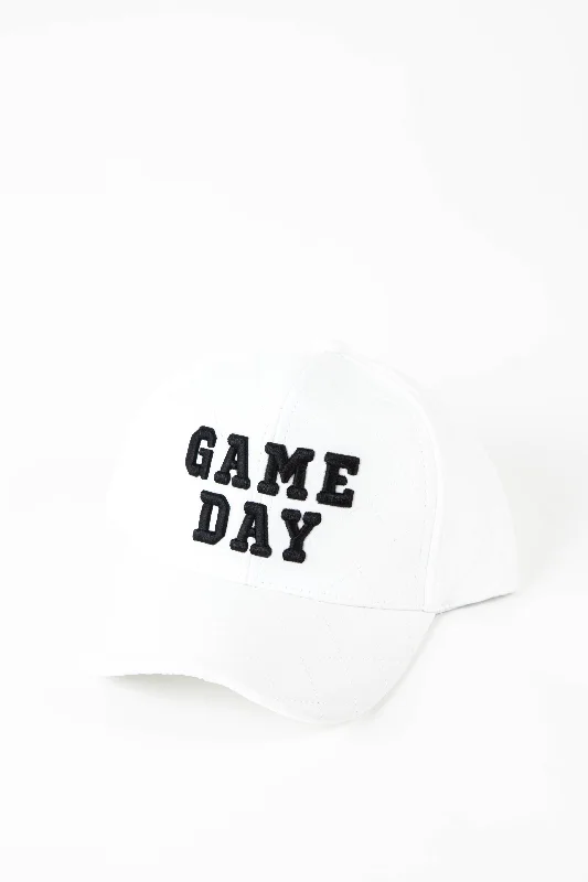 Game Day Ball Cap, White