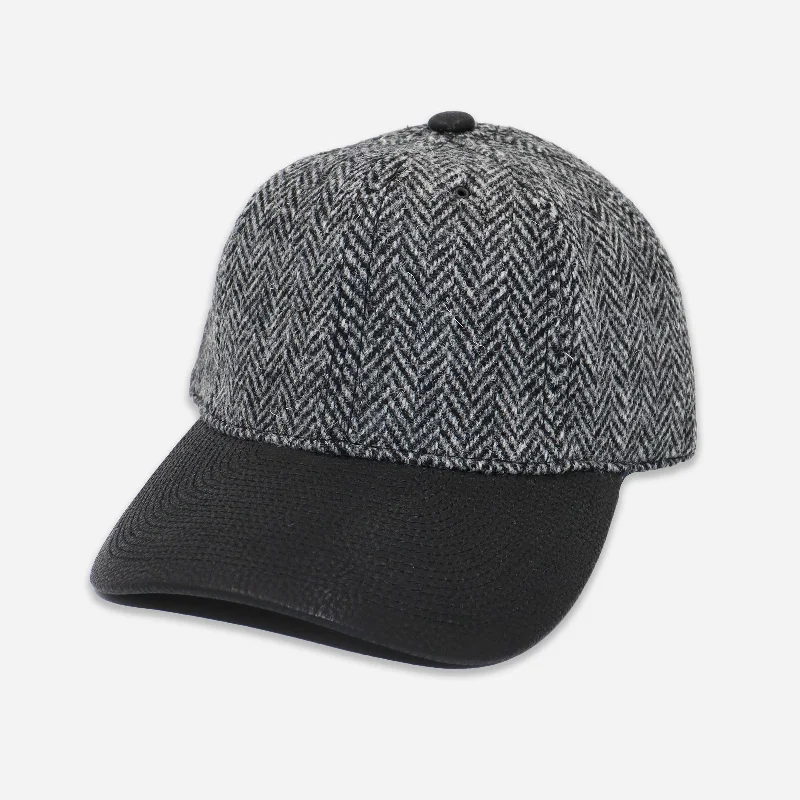 HARRIS TWEED CAP - GREY