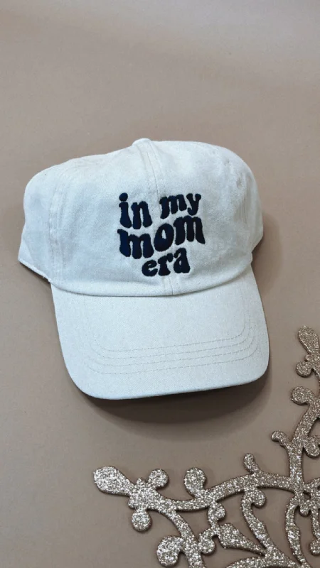 In My Mom Era Baseball Cap, White