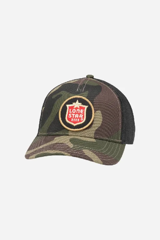 American Needle Lone Star Twill Valin Patch in Black Camo