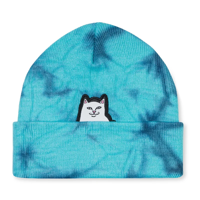 Lord Nermal Beanie (Navy / Aqua Lightning Wash )