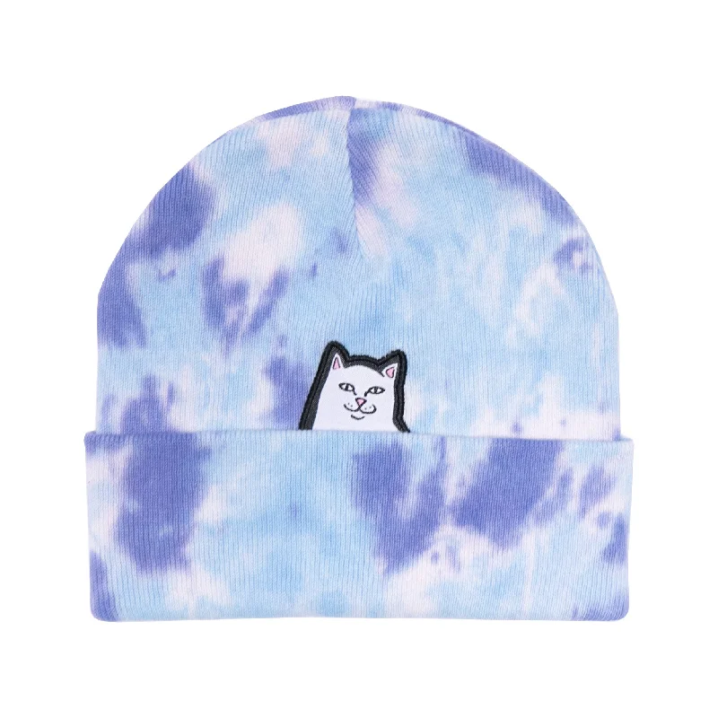 Lord Nermal Tie Dye Beanie (Periwinkle)