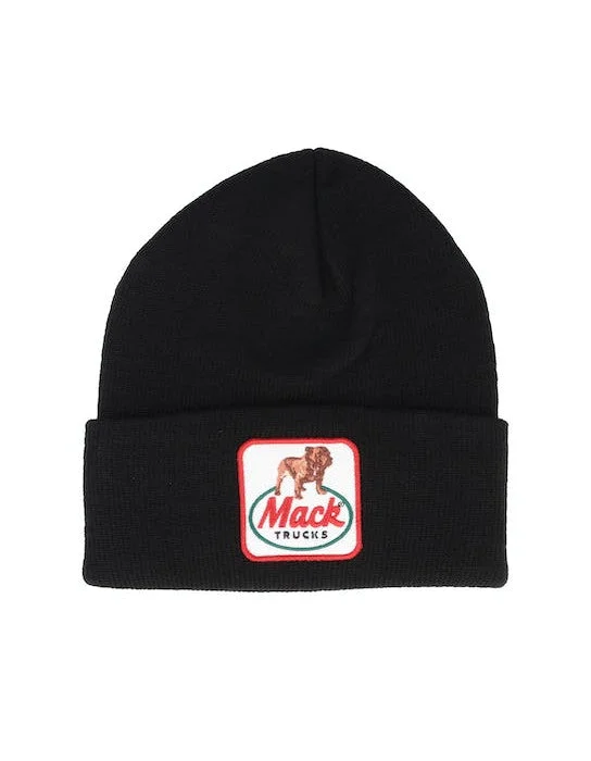 American Needle Mack Truck Cuff Knit Beanie in Black