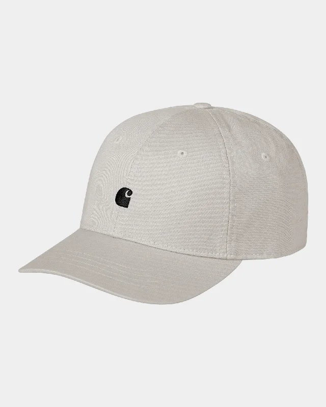 Madison Logo Cap | Moonbeam / Black