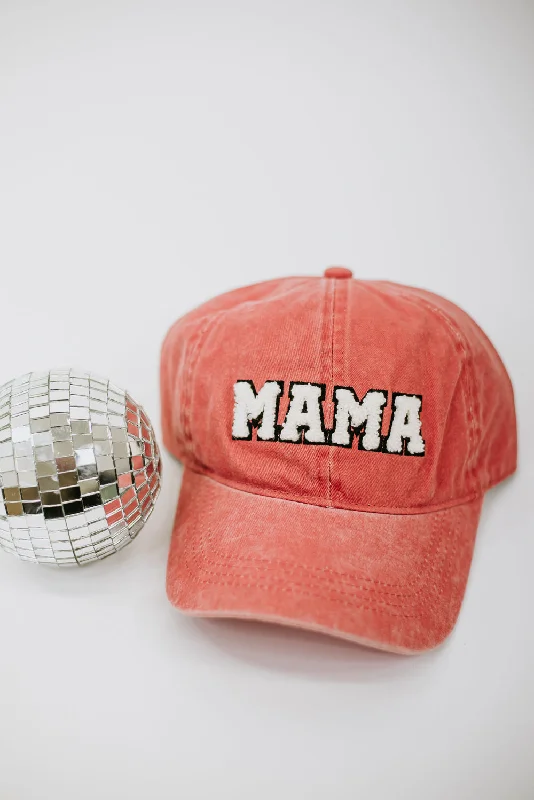 Mama Ball Cap, Burnt Orange