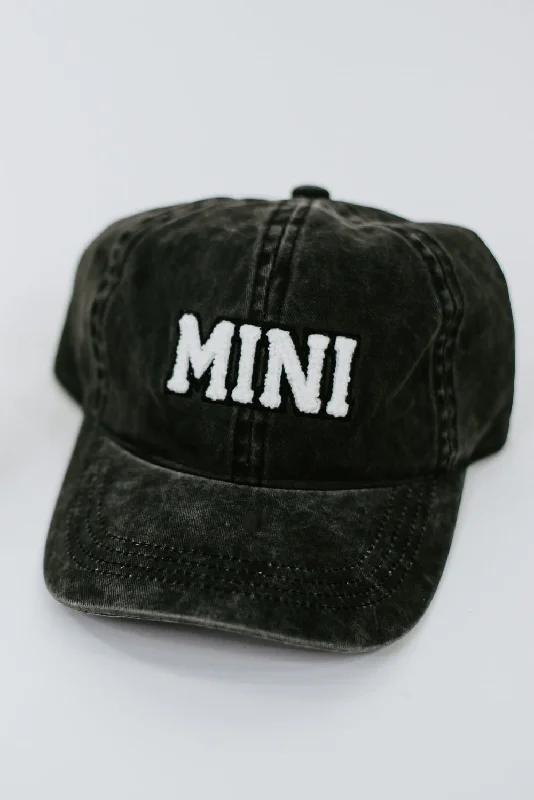 Mommy & Mini Ball Cap, Black