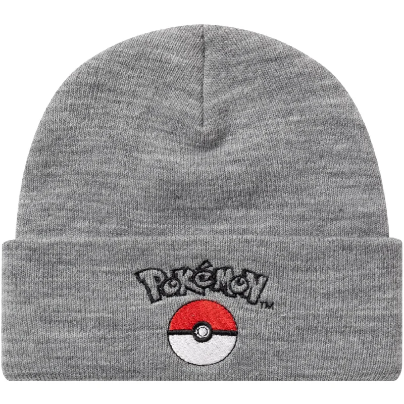 Name It Grey Melange Jiroko Pokemon Knit Beanie