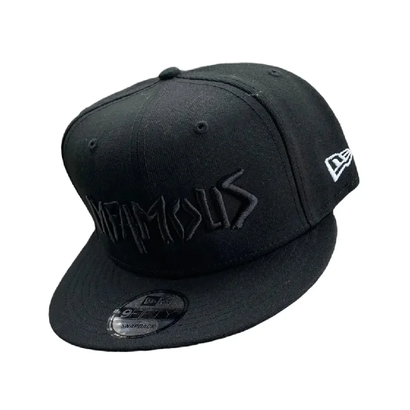 New Era Snapback Hat - Infamous Black Logo