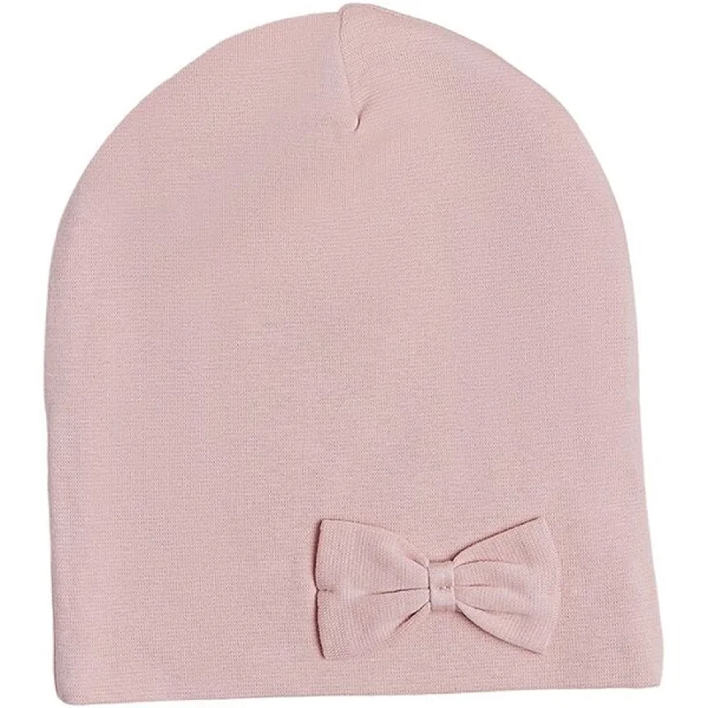 Racing Kids Beanie Windproof 2-layer Bow Cameo Rose