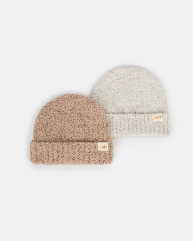 Beanies Set of 2 - Fuzzy