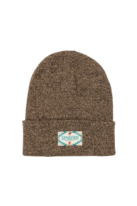 Sendero Provisions The Sendero Classic Beanie in Brown Sandstone