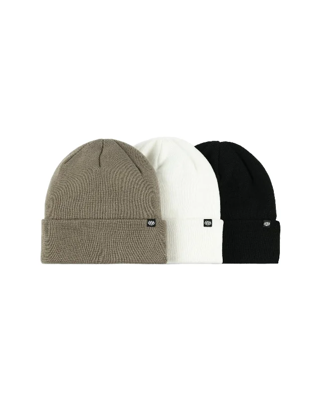 Standard Roll-Up Beanie 3-Pack