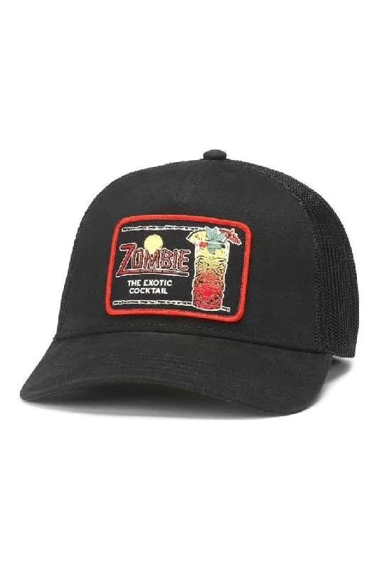 American Needle Zombie Archive Tiki Valin Hat in Black