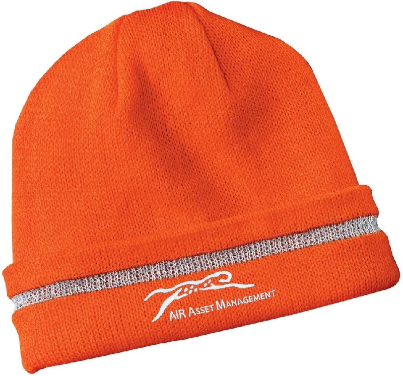 CornerStone Enhanced Visibility Beanie With Reflective Stripe