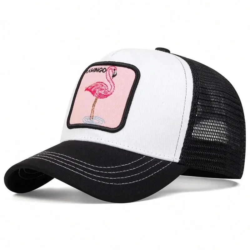 Flamingo Fun Trucker Hat  - Fushia