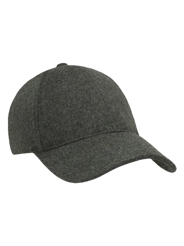 Legacy Soft Front Wool Cap Forest Green