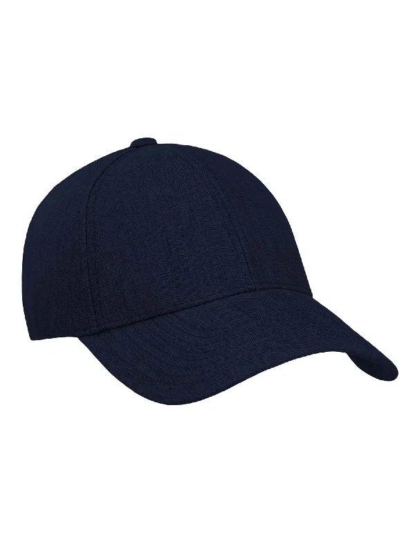 Linen Structured Cap Deep Sea Navy