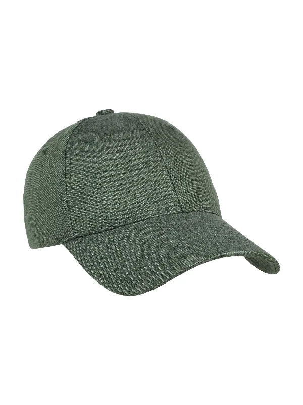 Linen Structured Cap French Olive