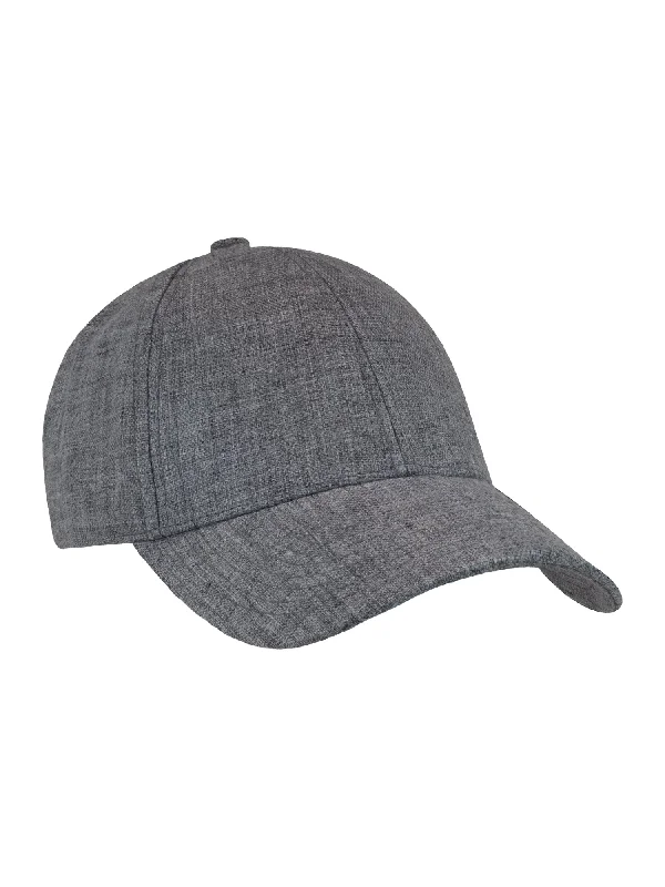 Linen Structured Cap Pebble Grey