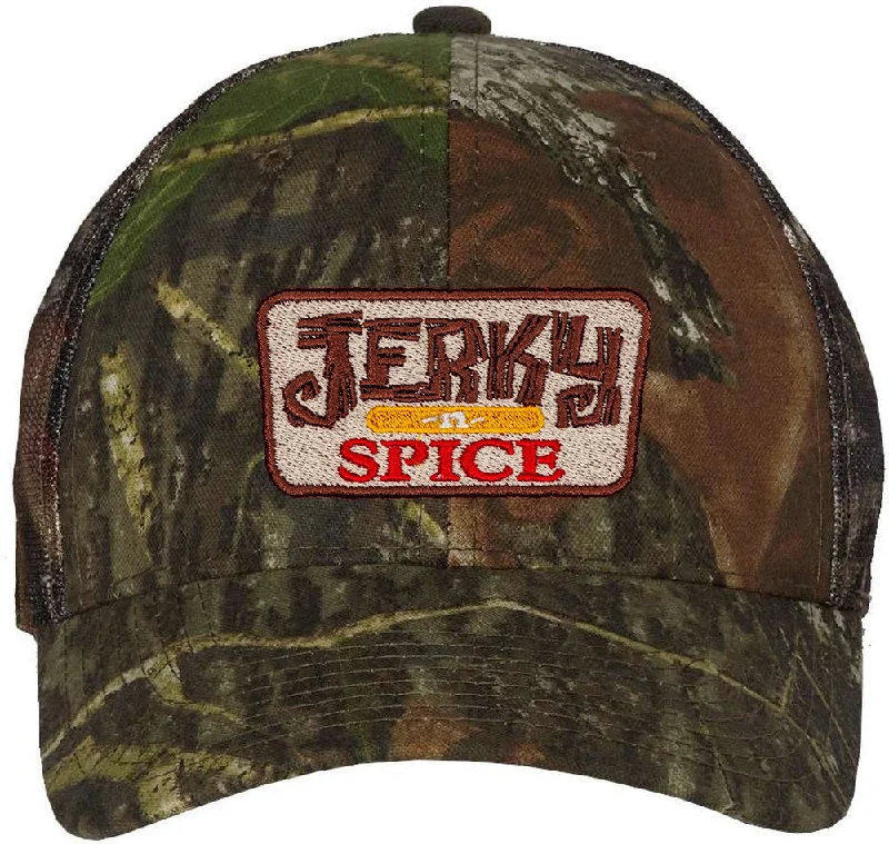 Outdoor Cap Mesh-Back Camo Cap