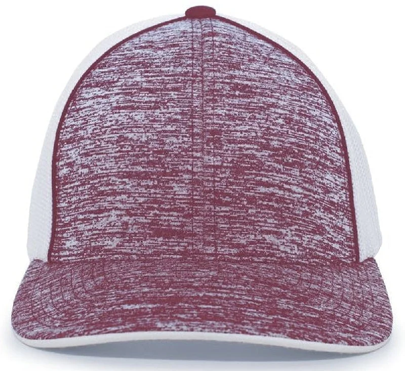 Maroon Heather/White/Maroon Heather