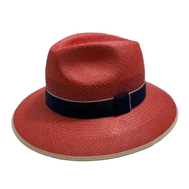 Panama Hat in Coral