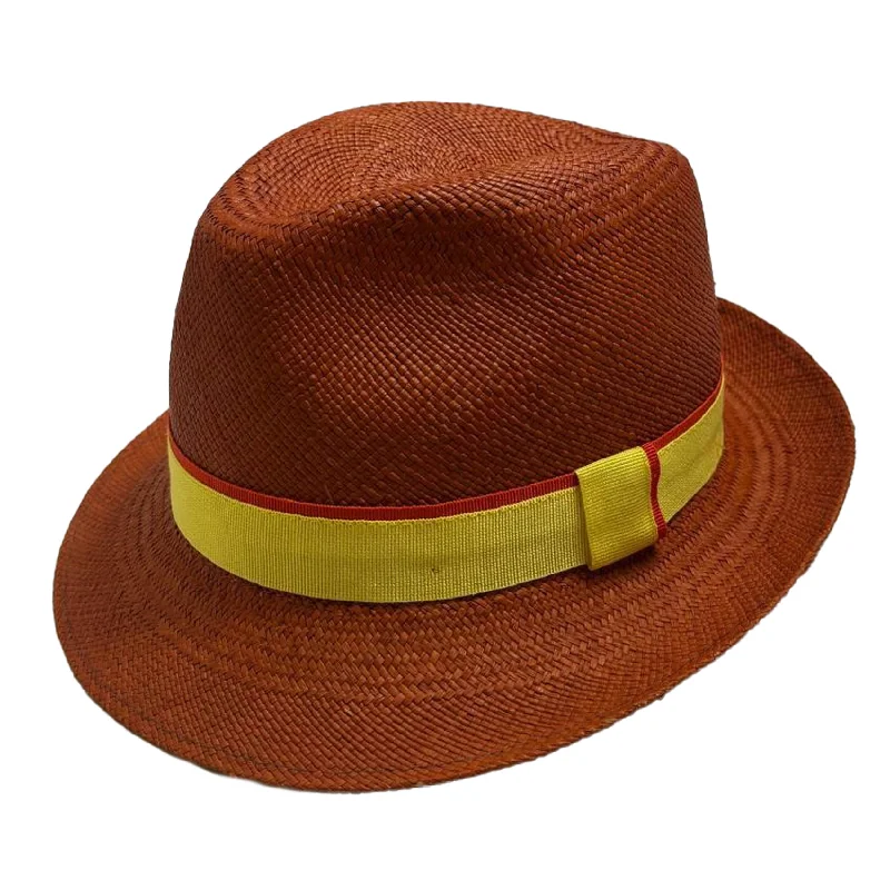 Panama Hat in Orange