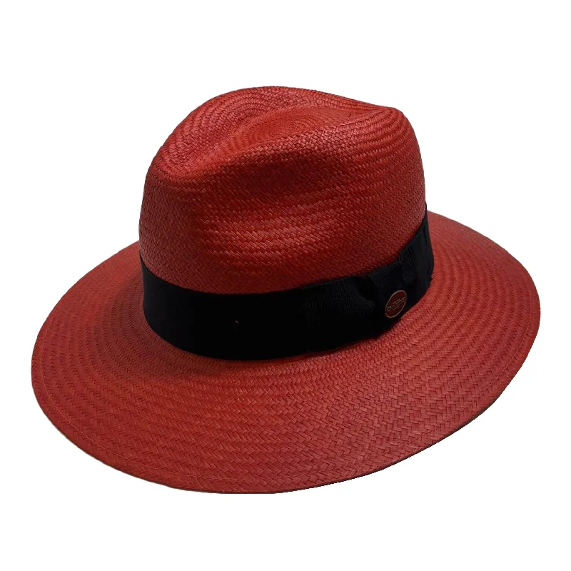 Panama Hat in Red