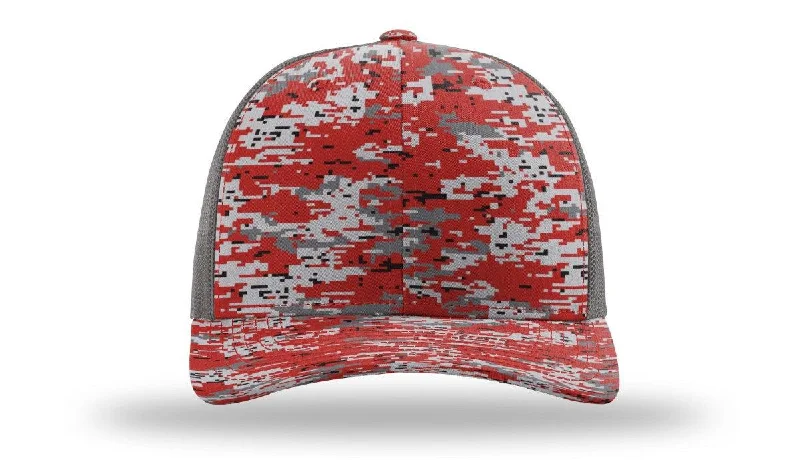 Red Digital Camo/Charcoal