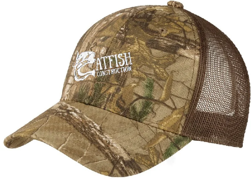 Port Authority Structured Camouflage Mesh Back Cap