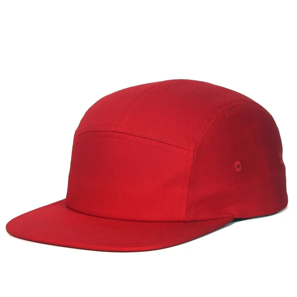 Versatile 5-Panel Caps - Fushia