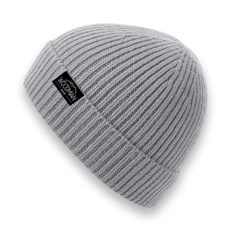 Beanie Ribbed Light Grey