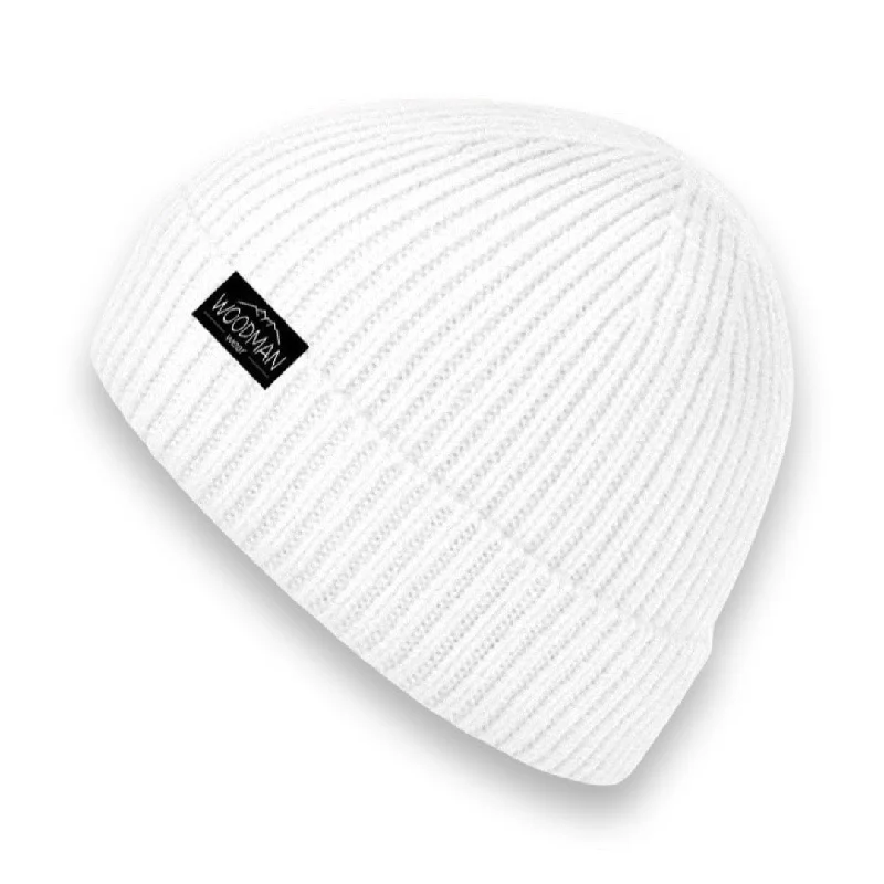 Beanie Ribbed White