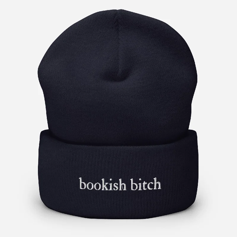 bookish bitch beanie